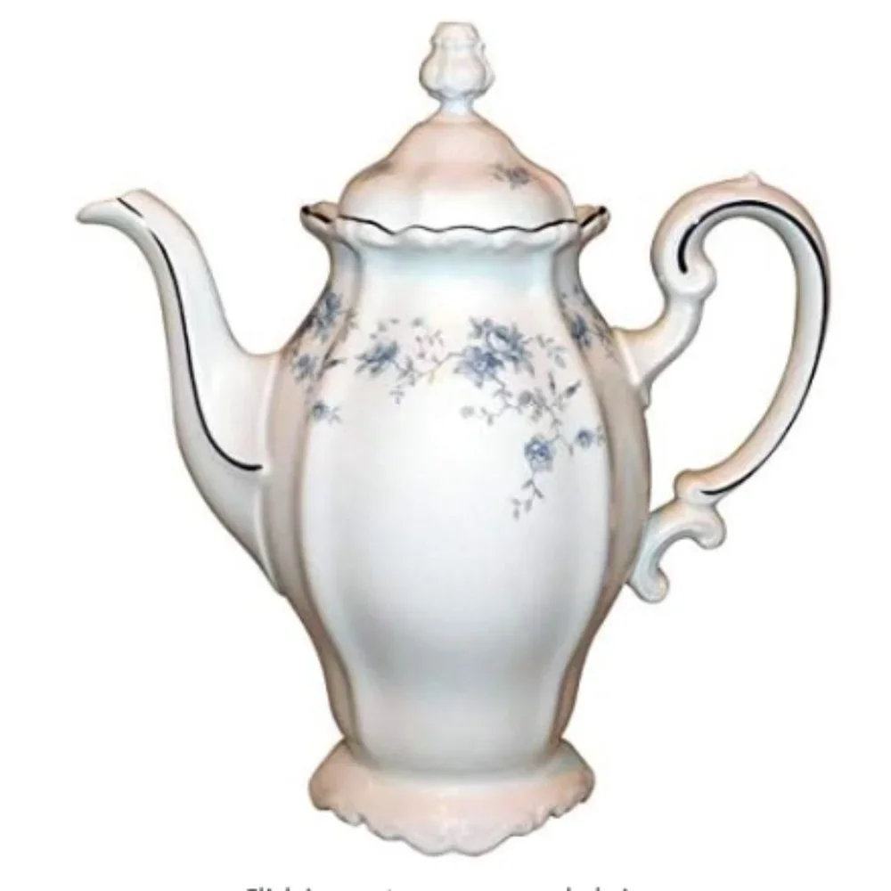 Johann Haviland Blue Garland Coffee Pot